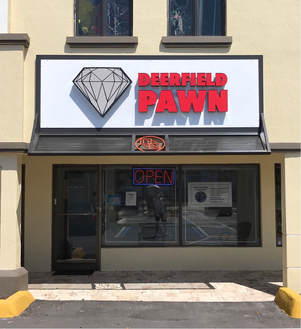 Deerfield Pawn is located inside the Deerfield Square shopping center.  618 S. Federal Hwy., Deerfield Beach, FL 33441